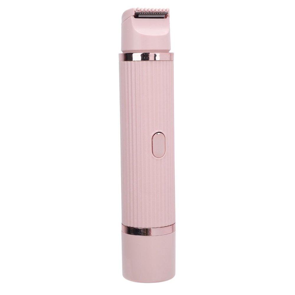 Dual Head Electric Lady Trimmer Bikini Clipper for Women Full Body Grooming Easy to Use at Home and Travel (Pink)