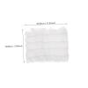100pcs Spa Headband Face Wash Head Wraps Non-woven Hairbands One Size Fits Disposable Facial Hair Bands Skin Care Hair Bands White view 2