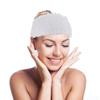 100pcs Spa Headband Face Wash Head Wraps Non-woven Hairbands One Size Fits Disposable Facial Hair Bands Skin Care Hair Bands White view 3