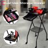 AW Folding Salon Tray on Wheels w/Drawer Beauty Barber Shop Hair Stylist view 3