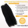 Curly Tape ins 20 pcs Kinky Curly Tape in Hair Extensions Human Hair Natrual Black for Women 24 Inch 50G view 2