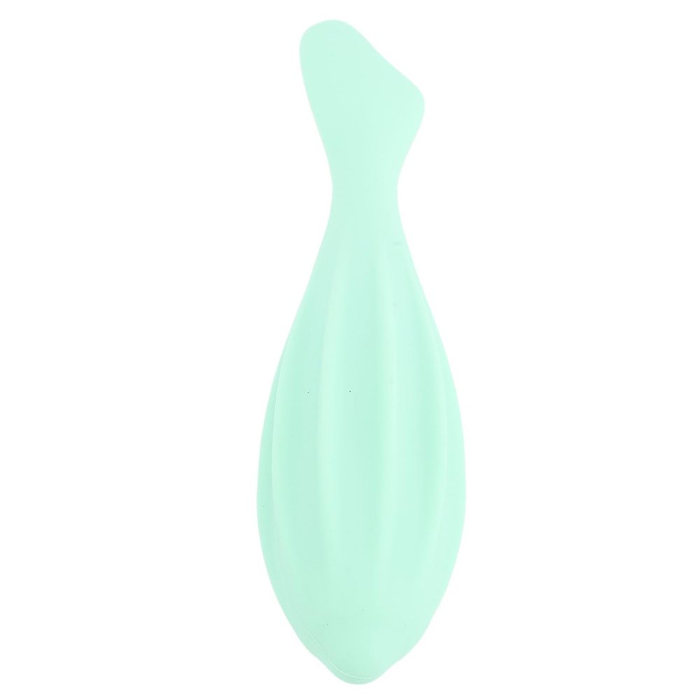 Facial Roller Silicone Face Roller Skin Care Tool Ergonomic Portable Easy Cleaning Silicone Facial Roller Massager (Green)