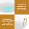 Abizarch 360 Rotating Makeup Organizer with Metal Holder Large Capacity Makeup Carousel Holder Reusable Turntable Cosmetics Organizer Delicate Rotating Vanity Tray Makeup Stand for Dresser Skincare view 3