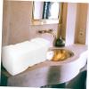 100pcs Disposable Towel Bath Bowl Towels Mats Cooling Washcloths Napkin Hair Towel Cleansing Cloths White Non-Woven Fabric view 3