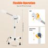 Ginelm Professional Facial Steamer for Estheticians, Adjustable Height, 0.2 Gal Face Steamer on Wheels for Salon Beauty and Spa Shop view 2