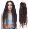 Goddess Passion Twist Crochet Hair with Curly Ends 18 Inch 3 Packs Boho Style Pre Looped Pre-twisted Braids Hair Extension (#30/27) view 4