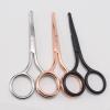 LEIXIUSM Office Scissors,Craft Scissors,1 Pcs Stainless Steel Eyebrow Scissor Eyebrow Trimmer Eyebrow Eyelashes Nose Hair Scissor Manicure Scissors Cutter Nail Tools Scissors(Silver) view 2