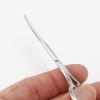 LEIXIUSM Office Scissors,Craft Scissors,1 Pcs Stainless Steel Eyebrow Scissor Eyebrow Trimmer Eyebrow Eyelashes Nose Hair Scissor Manicure Scissors Cutter Nail Tools Scissors(Silver) view 3