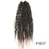 Goddess Passion Twist Crochet Hair with Curly Ends 18 Inch 3 Packs Boho Style Pre Looped Pre-twisted Braids Hair Extension (#1B/27) view 2