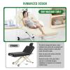 Electric Massage Table, Electric Lift Motor Height adjustable and Manual Backrest Adjustable Angle for Treatment/Medical Spa/Facial Bed/Beauty Bed/Massage Bed and More - 32 Wide x 75 Long - White view 3