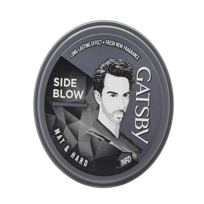 Gat. tsby Hair Styling Wax - Hard and Free, For Messy Scrunch Style, Non Sticky, Anytime Re-Stylable & Easy Wash Off, 2.64 ounce