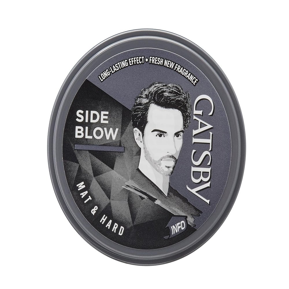 Gat. tsby Hair Styling Wax - Hard and Free, For Messy Scrunch Style, Non Sticky, Anytime Re-Stylable & Easy Wash Off, 2.64 ounce