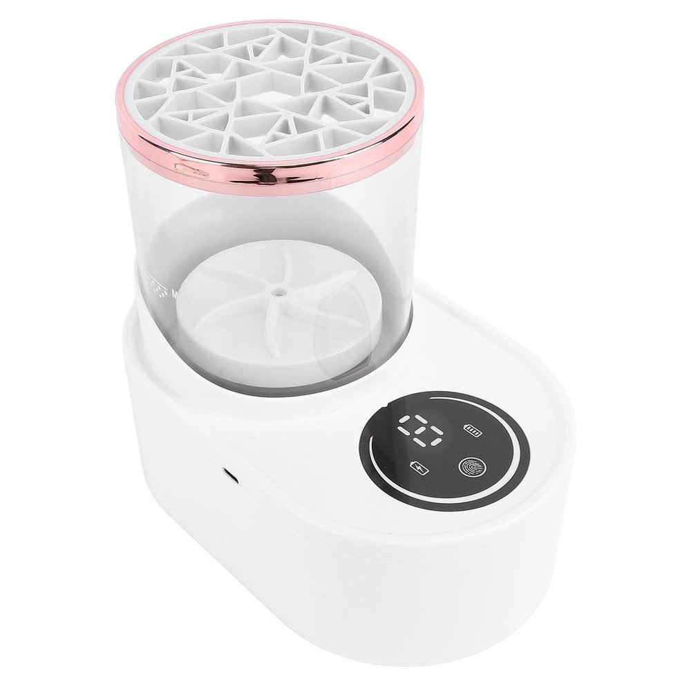 Electric Makeup Brush Cleaner, Upgrade Makeup Brush Cleaner Machine with Cordless 850RPM Automatic, Cosmetic Brush Cleaner Makeup Brush Tools for All Size Beauty Makeup Brushes Set