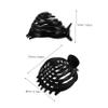 Beatifufu Black Resin Spiral Dome Bun Maker Hair Clip Nonslip Hair Holder for Easy Updos and Lightweight Design for Women and Girls for Everyday Styling view 2