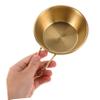 NOLITOY Stainless Steel Shaving Soap Bowl Elegant Gold Handle Grooming Tool for Men Versatile Shaving and Haircut Beard Care Accessory view 3