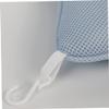 EXAOMBLE Non-Slip Bathtub Pillow with Suction Cups Comfortable Neck and Shoulder Support Cushion for Standard Bathtubs Durable Mesh Material Blue Color view 3