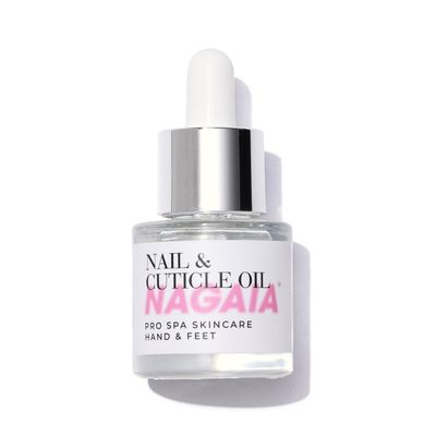 NAGAIA Pro Spa Cuticle and Nail Oil, Deeply Nourishing Aloe and Vitamin E Formula, Strengthens Nails, Softens Cuticles, Promotes Growth, Non-Greasy and Quick-Absorbing, Perfect for Home and Salon