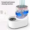 Cordless Electric Makeup Brush Cleaner Machine, Rechargeable Detachable Makeup Brush Cleaner Dryer with Control, 850RPM Cleaner for Deep and Gentle Cleansing view 2