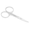 Ymiko Mustache Scissors, Eyebrow Trimming Scissors, Professional Beauty Scissors, Stainless Steel, Silver, Compact, Ambidextrous view 3