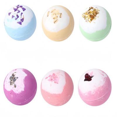 Bath Bomb 6 Handmade Natural Bath Spa Set Moisturizing Skin Bubble Bath Water Therapy Bath, Women's Favorite