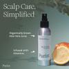 Purist Dandruff Spray  Leave-In Itchy, Dry Scalp Treatment  Hydrating, Lightweight, Soothing Scalp Moisturizer  Scalp Care Spray for Dryness, Dandruff, Flaky Scalp  Non-Greasy and Quick Relief view 2
