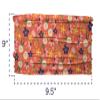 Karma Hibiscus Headband for Women - Thin - Fabric Headband and Stretchy Hair Scarf - Light Blue view 3