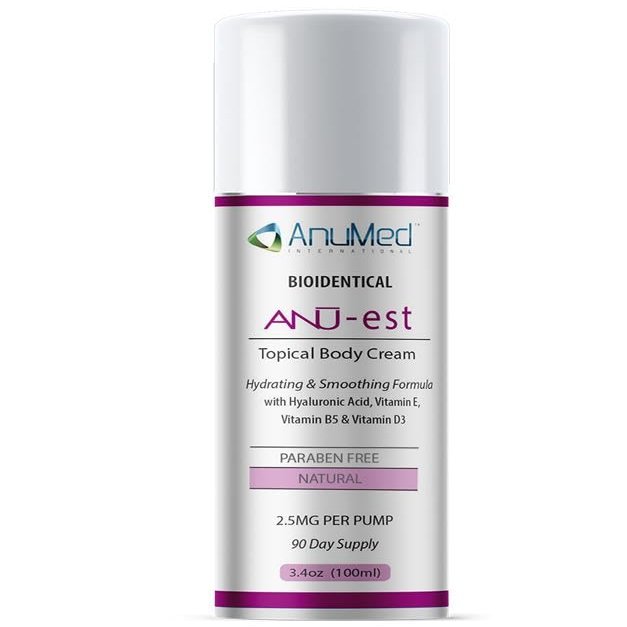 AnuMed International ANU-Est - Natural Bioidentical Estriol 2.5 Beauty Cream for Women 3.4oz
