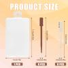 16 Pcs 2 in 1 Nose Hair Trimmer, Manual Nasal Hair Cutter Portable Nose Hair Remover Razors with Ear Picker Rotating Double Sided & Single Sided Nose Hair Cleaner for Women Men view 2