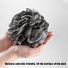 2Pcs Bath Loofah Sponge Shower Loofahs Bath Sponges 60g for Body Washing Exfoliate Cleanse Soothe Skin (Black Grey) view 4