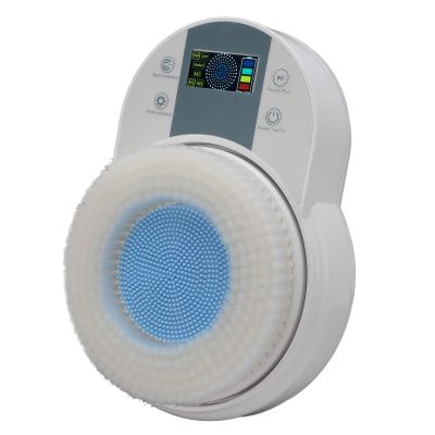 Ai Smart Chip Electric Back Scrubber, Wall Mounted Rechargeable Deep Cleansing Body Shower Brush with Automatic Shut Off, Deep Clean Skin (US Plug)
