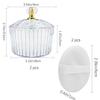 6-Pcs Fluffy Soft Plastic Powder Puff Dish for Women view 2