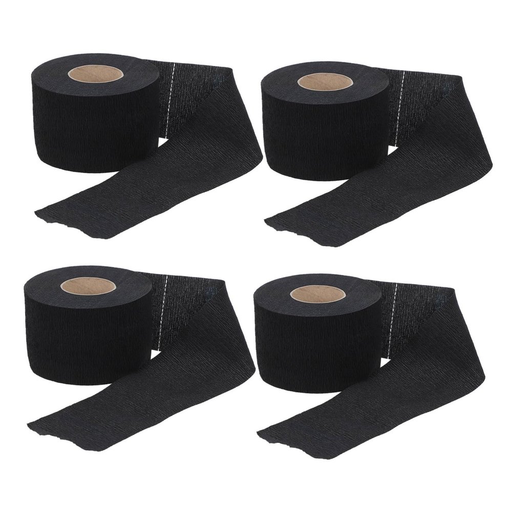 NinthAvenue Basics Hair Cutting Neck 4 Pack Barber Neck Strips Soft Stretchy Absorbent Neck Bands for Hair Services