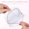 Ipetboom Mini Travel Makeup Bag Clear Front Portable Zippered Cosmetics Pouch for Toiletries Compact Organizer for Travel Daily Use for Easy Access to Makeup Essentials view 4