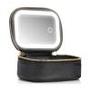 Mini Makeup Bag with Led Mirror, Small Travel Make up Bag 3 Light Modes Adjustable Brightness, for Women Organizer Cosmetic Bag, Portable Travel Train Toiletry Bag, for Pool Parties Work Touch-Ups view 1