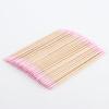 500pcs Disposable Micro Applicators Brush,Cotton Swabs Pointed Tip, Tattoo Permanent Supplies, Makeup Cosmetic Applicator Sticks (Pink, Long -double head) view 1