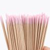 500pcs Disposable Micro Applicators Brush,Cotton Swabs Pointed Tip, Tattoo Permanent Supplies, Makeup Cosmetic Applicator Sticks (Pink, Long -double head) view 4