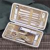 A1DFDFGOQSFG Manicure Set 16-Piece Nail Clipper Set Decoration Foot Set, Professional Nail Scissors Stainless Steel Nail Clipper Set Ideal for Men and Women Portable Gift view 4