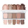 Matte Nude Eyeshadow Palette  5-Color Neutral Peach Brown & Taupe Eye Shadow, High Pigment Blendable Long-Lasting Soft Nude Makeup Palette for Daily Natural Looks, Mature Eyes, Blue Green Brown Eyes view 2