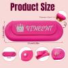 Personalized Name Makeup Brush Holder for Women, Custom Makeup Brush Bag with Text, Personalized Silicone Makeup Brush Holder Travel Portable Makeup Brush Case Customized Gifts for Girlfriend Mom Girl view 2