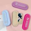 Personalized Name Makeup Brush Holder for Women, Custom Makeup Brush Bag with Text, Personalized Silicone Makeup Brush Holder Travel Portable Makeup Brush Case Customized Gifts for Girlfriend Mom Girl view 3