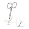A1DFDFGOQSFG Fingernail Clipper Set Manicure Set 5 in 1 Stainless Steel Pedicure Kit Professional Nail Clippers Nail Care Tools,Grooming Kit with Nose Hair Scissors Black/rown Nail Grooming Kits ( view 4