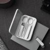 A1DFDFGOQSFG Fingernail Clipper Set 5Pcs Grooming Kit with Case Portable Fingernail Toenail Manicure ?Pedicure Stainless Steel Nail Clipper Set Nail Grooming Kits view 3