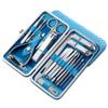 1 Set Manicure Cutters Compact Nail Scissors Tool Stainless Steel Comfortable Case Manicure Kit Pedicure Supplies,P (U) view 1