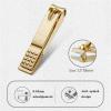 A1DFDFGOQSFG Fingernail Clipper Set Manicure Kit(6pcs), Gold Color Nail Clippers Set Professional Manicure Grooming Tools, Stainless Steel Fingernails Care Kit with Travel Hard Box Nail Grooming Kits view 2