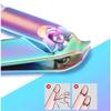 A1DFDFGOQSFG Nail Clippers Set Nail Clippers Pedicure Set Portable Travel Hygiene Kit Nail Cutter Tool Set Nail Tool,04,A (4 A) view 3