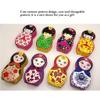 A1DFDFGOQSFG Nail Clippers Set Mini Manicure Set Nail Care Set 6in1 Stainless Steel Pedicure Care Grooming Kit with Japanese Doll Case (Color : Nail Care Set A) (Nail Care Set G) view 3