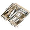 1 Set Manicure Cutters Compact Nail Scissors Tool Stainless Steel Comfortable Case Manicure Kit Pedicure Supplies,P (S) view 1