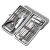 1 Set Manicure Cutters Compact Nail Scissors Tool Stainless Steel Comfortable Case Manicure Kit Pedicure Supplies,P (R) view 1