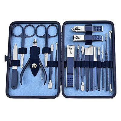 A1DFDFGOQSFG Nail Clippers Kit Nail Tool setNail Scissors setNail Clippers setCustomized Beauty Care Tools Manicure Set (Size : 18 Sets of Styles)