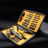 A1DFDFGOQSFG Manicure Set Manicure Set, Pedicure Set, Nail Clippers, 15-Piece Professional Beauty Set, Nail Tools Luxury Suitcase for Men and Women Portable Gift (Color : 2Red) (Red) view 4